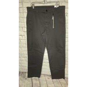 Calvin Klein Men's Move 365 Button Fly Comfort Chino Pants 36x32 Gray